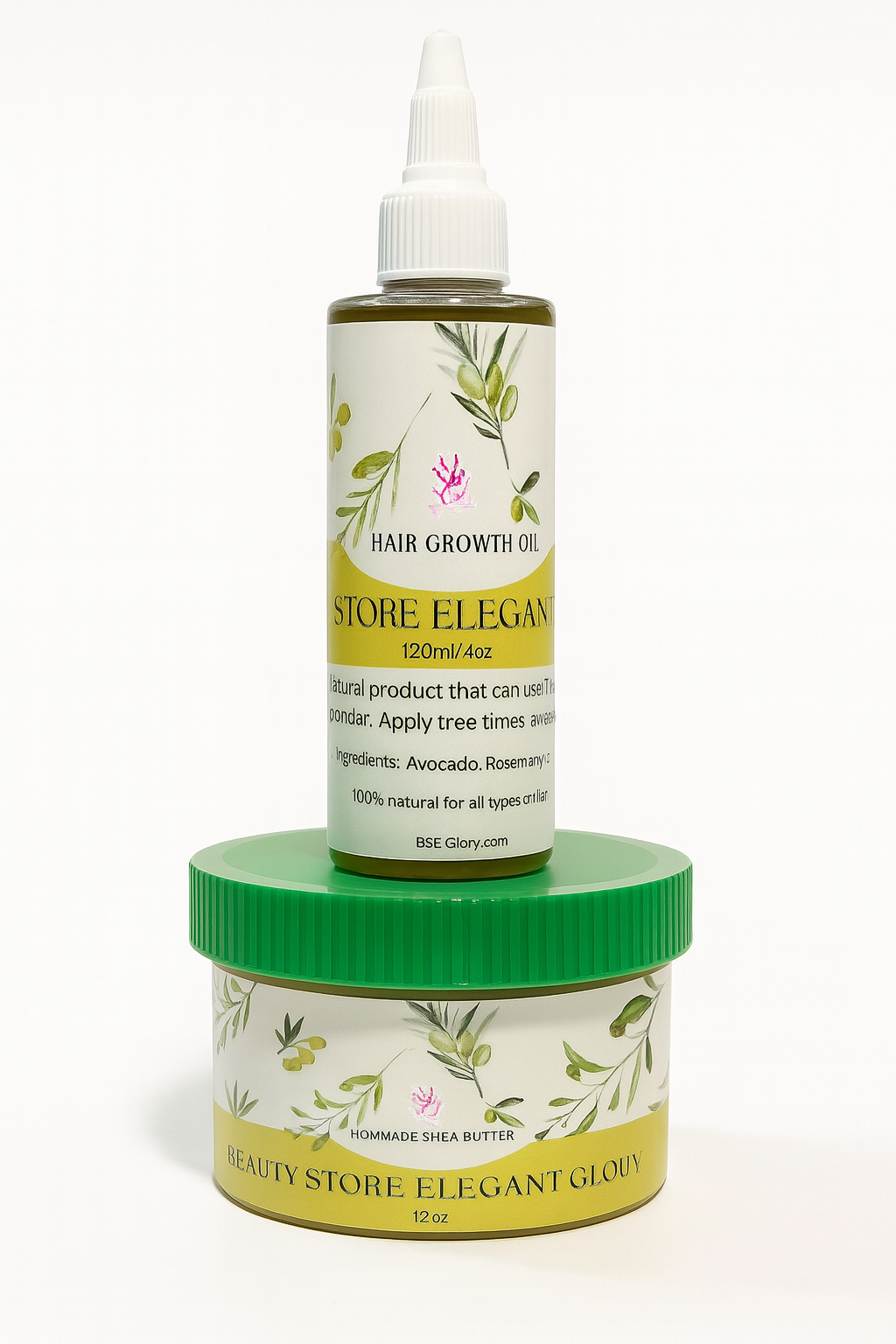 Hair Oil & Hair Pomade Kit – Store Elegant Glow